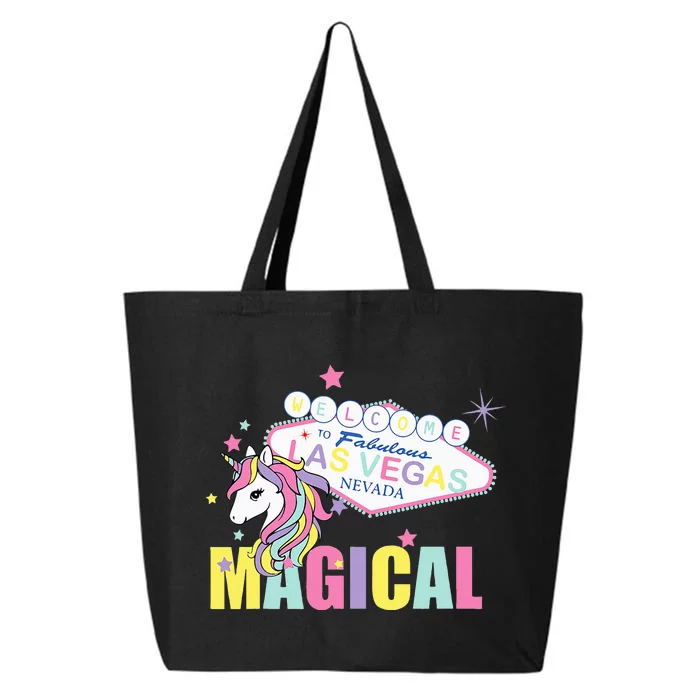 Welcome to Las Vegas Magical Unicorn Tee 25L Jumbo Tote