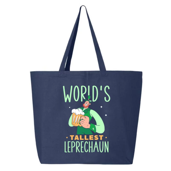 World's Tallest Leprechaun Irish Ireland St Patricks Day St Great Gift 25L Jumbo Tote