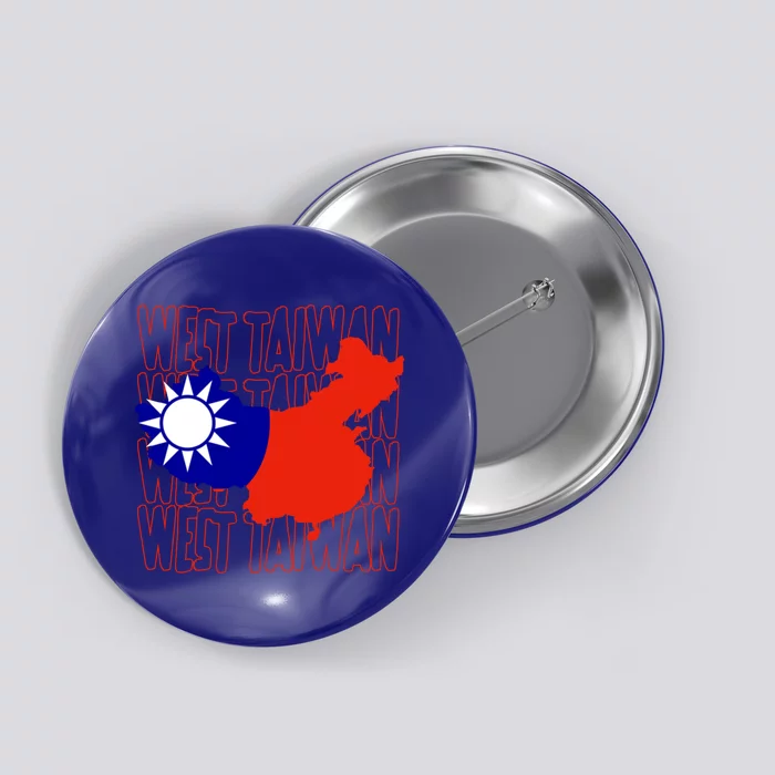 West Taiwan Map Classic Gift Cute Gift Button