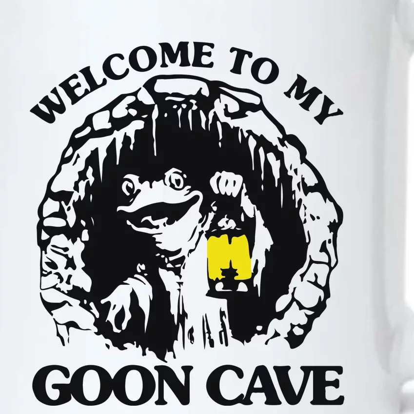 Welcome To My Goon Cave Black Color Changing Mug