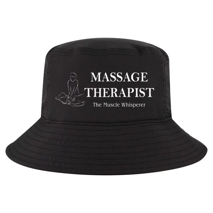 Womens The Muscle Whisperer Massage Therapist Back Rub Therapy Fun Cool Comfort Performance Bucket Hat