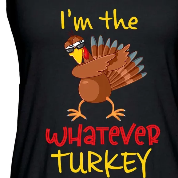 Whatever Turkey Matching Family Group Thanksgiving Party Ladies Essential Flowy Tank