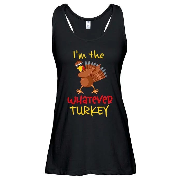 Whatever Turkey Matching Family Group Thanksgiving Party Ladies Essential Flowy Tank