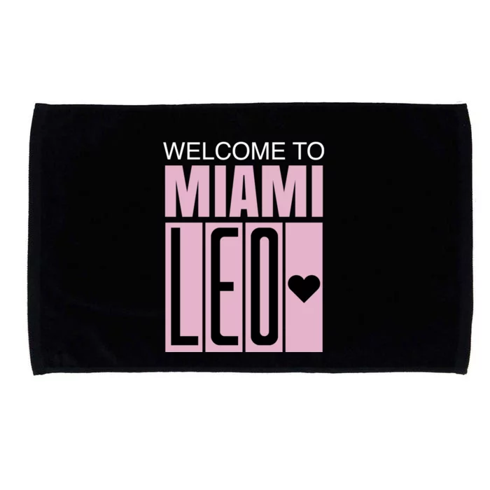 Welcome To Miami Leo 10 GOAT Microfiber Hand Towel