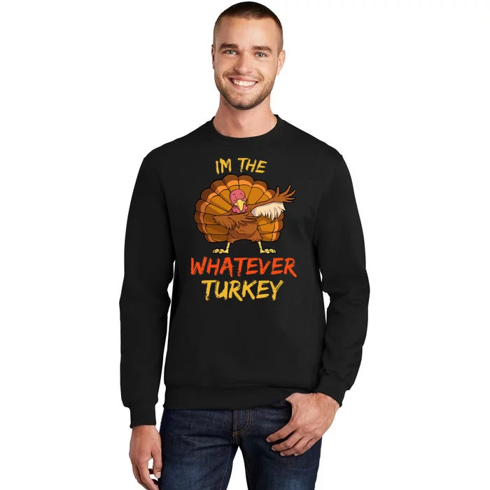 Whatever Turkey Matching Family Group Thanksgiving Party Pj Sweatshirt