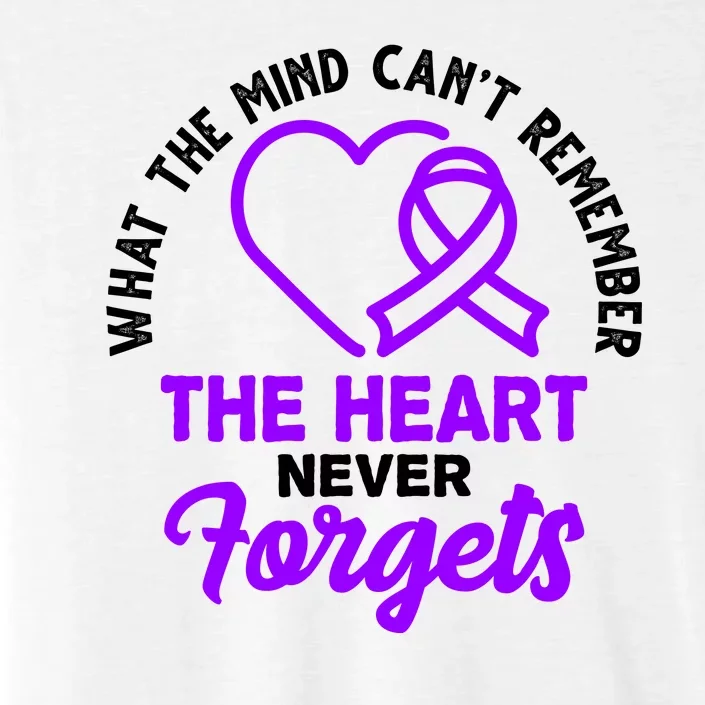 What The Mind Can't Remember The Heart Never Forgets Pancreatic Cancer ChromaSoft Performance T-Shirt