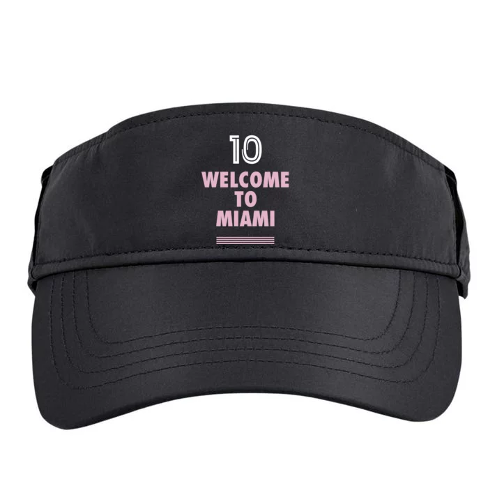 Welcome To Miami Leo 10 GOAT Adult Drive Performance Visor