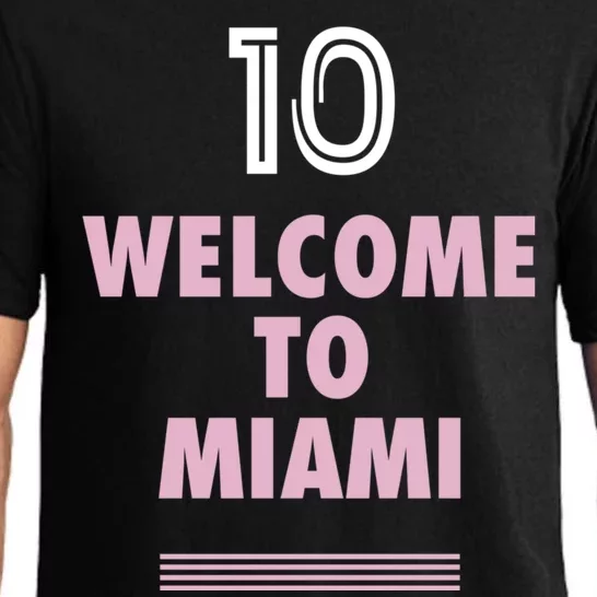 Welcome To Miami Leo 10 GOAT Pajama Set