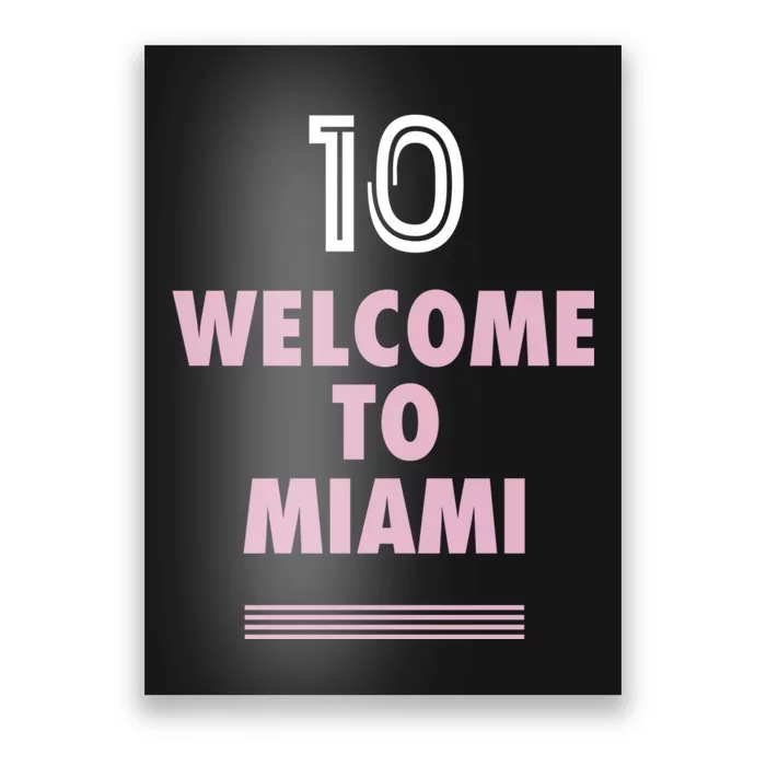 Welcome To Miami Leo 10 GOAT Poster