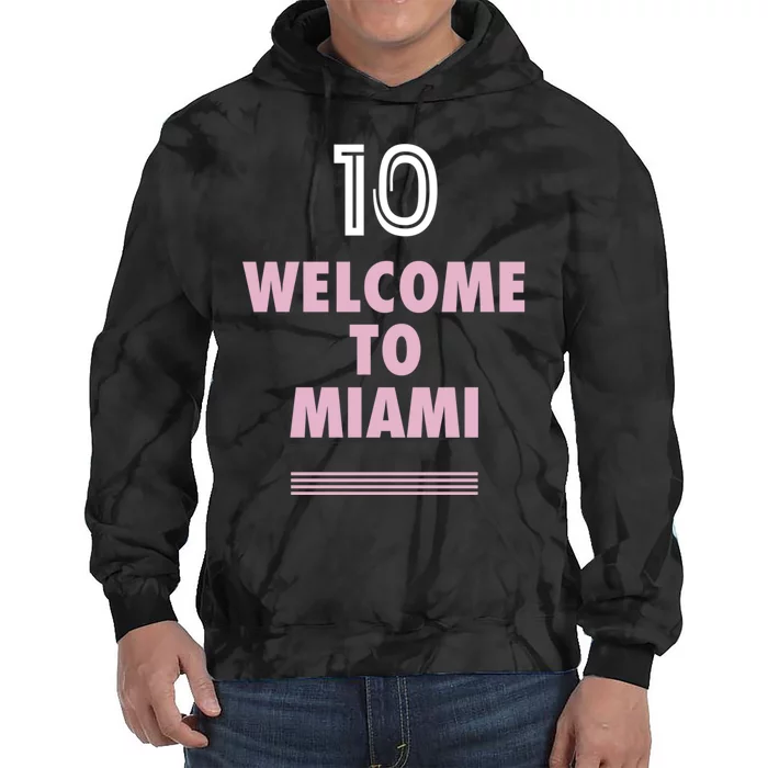 Welcome To Miami Leo 10 GOAT Tie Dye Hoodie