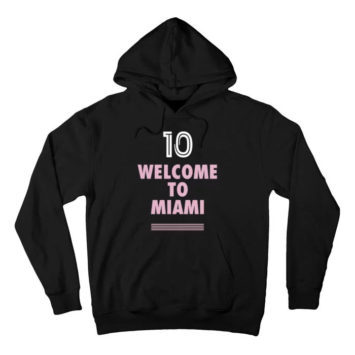 Welcome To Miami Leo 10 GOAT Tall Hoodie