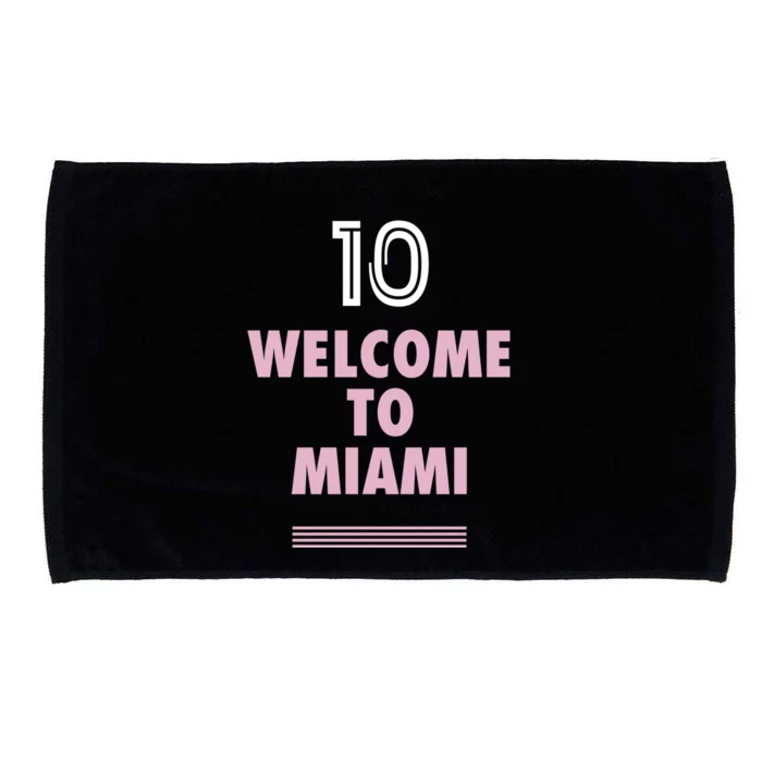 Welcome To Miami Leo 10 GOAT Microfiber Hand Towel