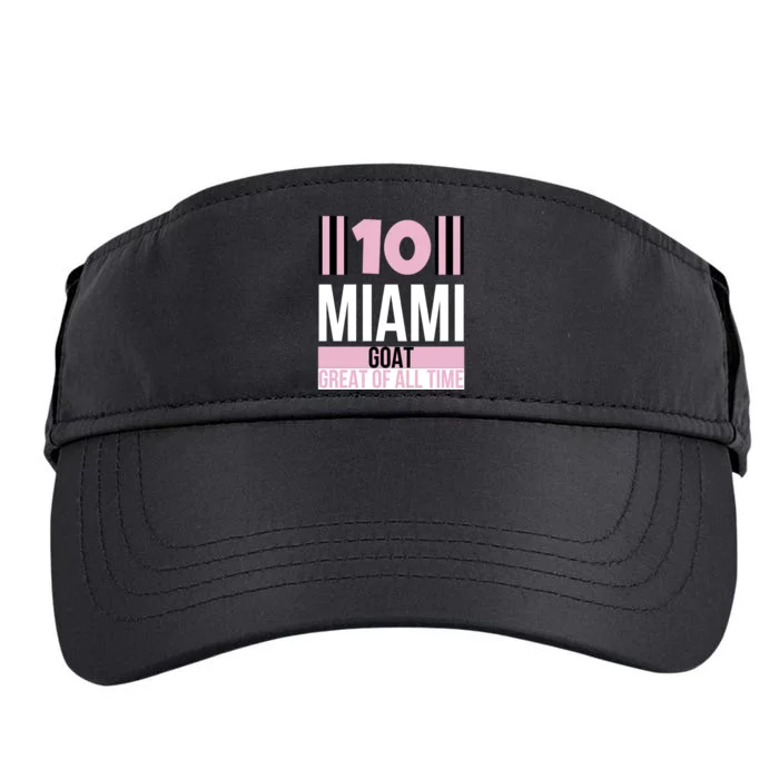 Welcome To Miami 10 GOAT Adult Drive Performance Visor