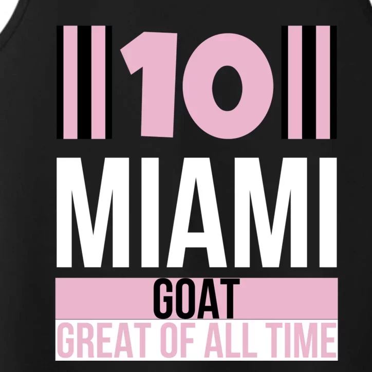 Welcome To Miami 10 GOAT Performance Tank