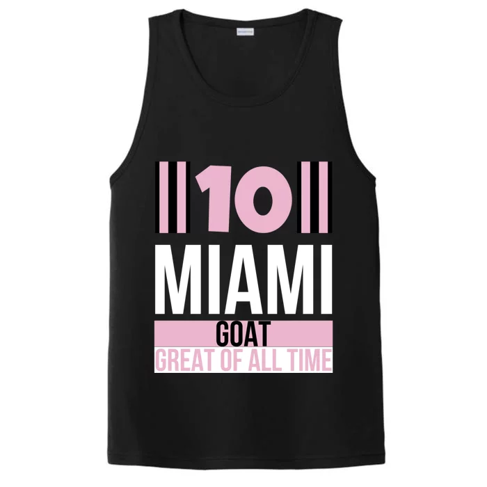 Welcome To Miami 10 GOAT Performance Tank