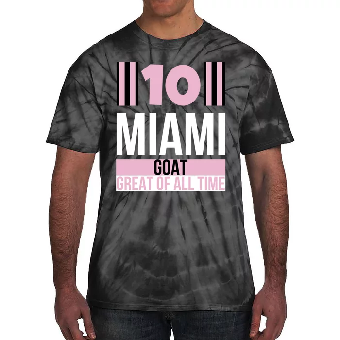 Welcome To Miami 10 GOAT Tie-Dye T-Shirt