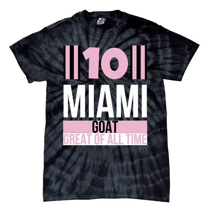 Welcome To Miami 10 GOAT Tie-Dye T-Shirt