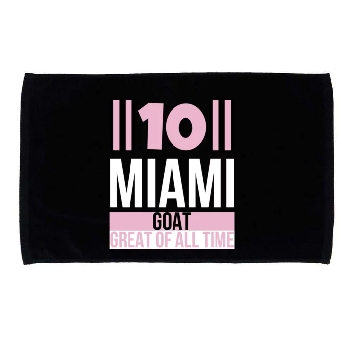 Welcome To Miami 10 GOAT Microfiber Hand Towel