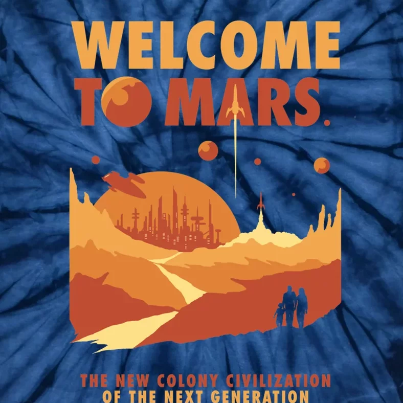 Welcome To Mars Tie-Dye T-Shirt