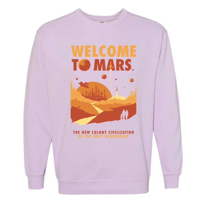 Welcome To Mars Garment-Dyed Sweatshirt