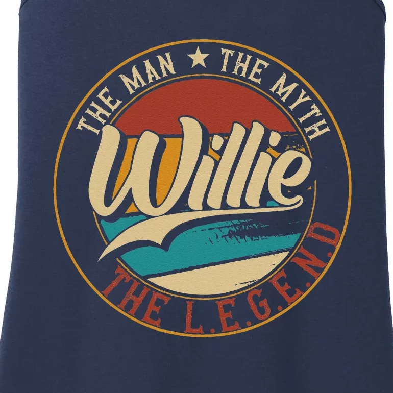 Willie The Man The Myth The Legend Ladies Essential Tank