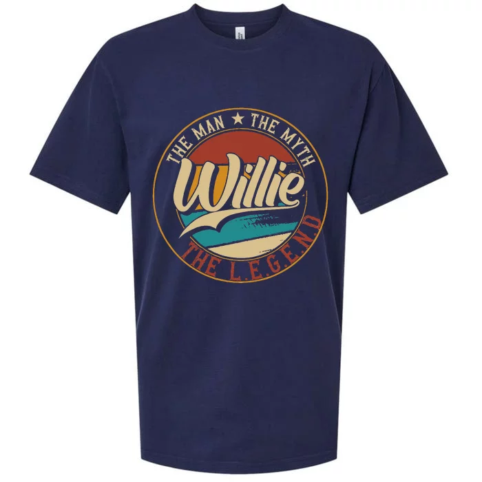 Willie The Man The Myth The Legend Sueded Cloud Jersey T-Shirt