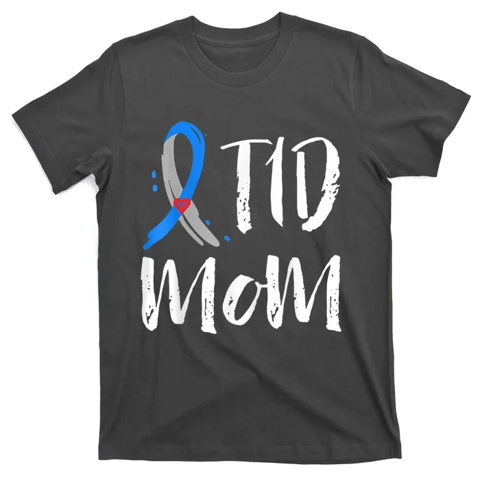 Wo T1D Mom Shirt Type 1 Diabetes Awareness T-Shirt