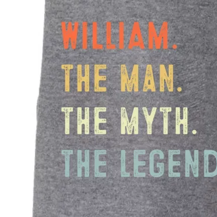 William The Myth Legend Father’s Day Gift Papa Grandpa Great Gift Doggie 3-End Fleece Hoodie