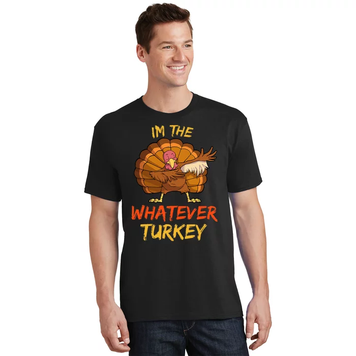 Whatever Turkey Matching Family Group Thanksgiving Party PJ T-Shirt