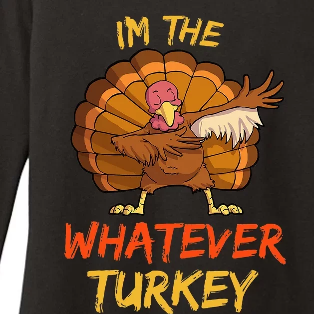 Whatever Turkey Matching Family Group Thanksgiving Party PJ Womens CVC Long Sleeve Shirt