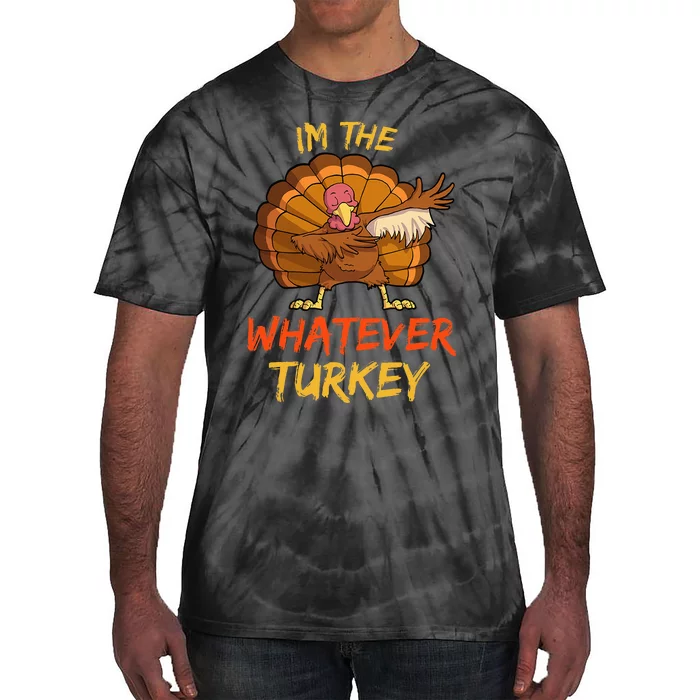 Whatever Turkey Matching Family Group Thanksgiving Party PJ Tie-Dye T-Shirt