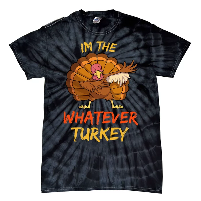 Whatever Turkey Matching Family Group Thanksgiving Party PJ Tie-Dye T-Shirt