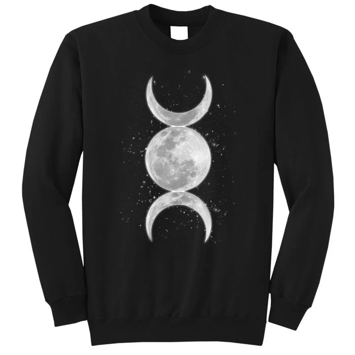 Wiccan Triple Moon Goddess Feminist Pagan Witch Halloween Sweatshirt