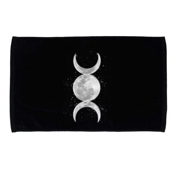 Wiccan Triple Moon Goddess Feminist Pagan Witch Halloween Microfiber Hand Towel