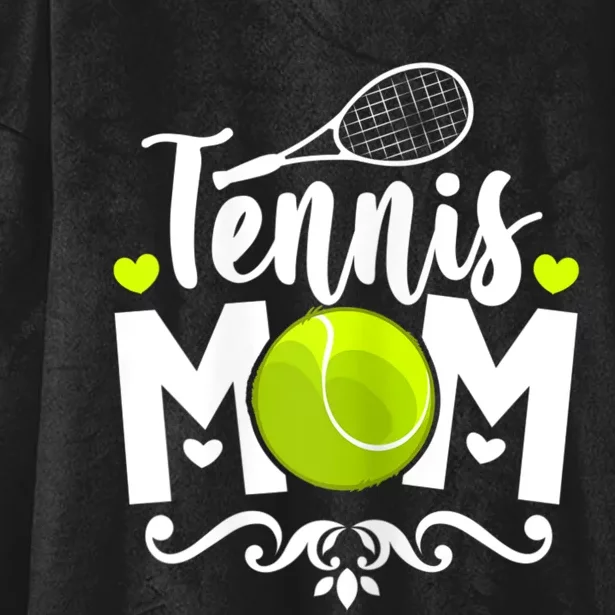 Womens Tennis Mom Hooded Wearable Blanket