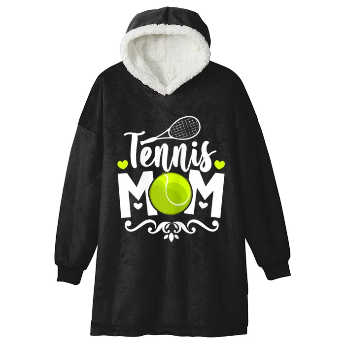 Womens Tennis Mom Hooded Wearable Blanket