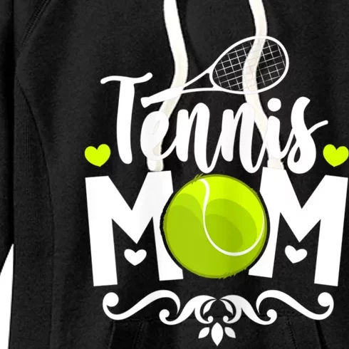 Womens Tennis Mom Women's Fleece Hoodie