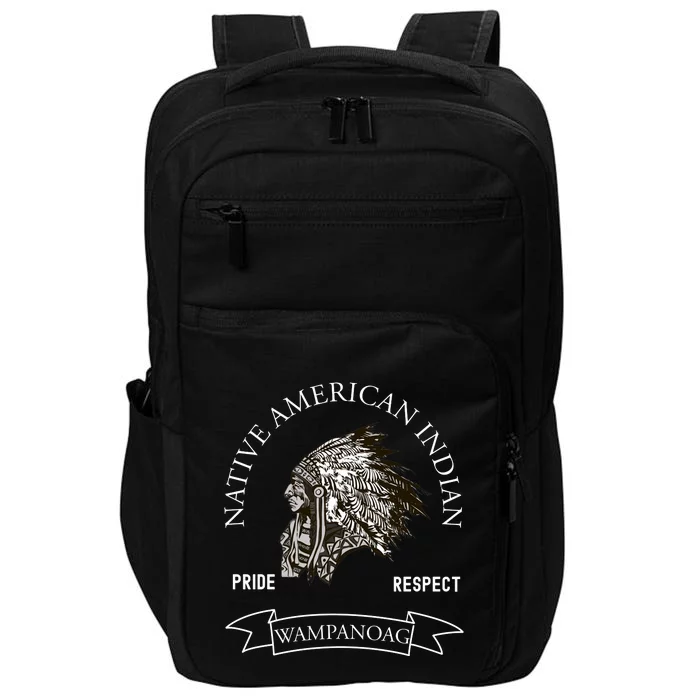 Wampanoag Tribe Native American Indian Pride Respect Vintage Meaningful Gift Impact Tech Backpack