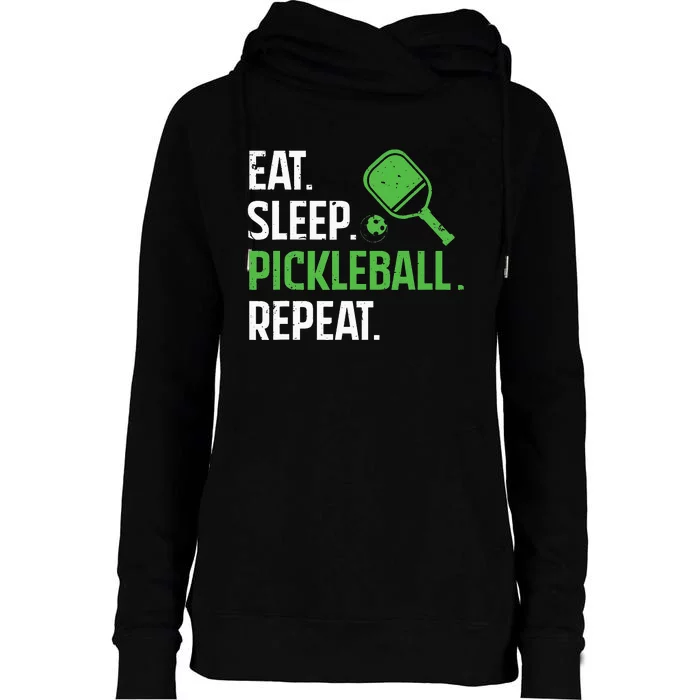 Was That Out Pickleball Pickle Ball Player Womens Funnel Neck Pullover Hood