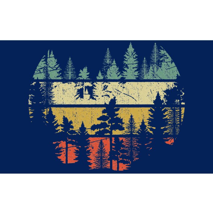 Wildlife Trees Outdoors Nature Retro Forest Bumper Sticker