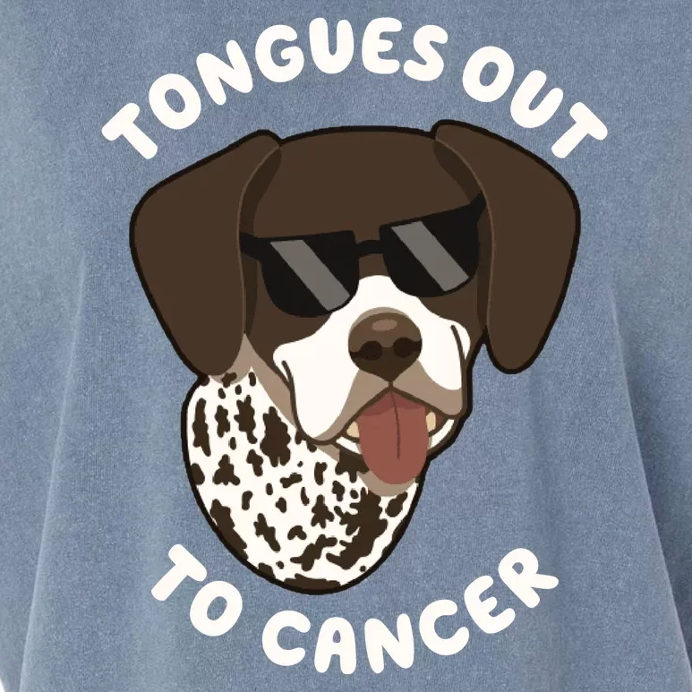 Wyatt Tongues Out To Cancer Garment-Dyed Women's Muscle Tee