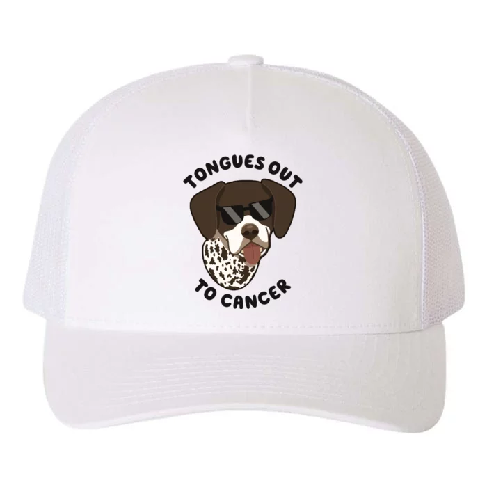 Wyatt Tongues Out To Cancer Yupoong Adult 5-Panel Trucker Hat