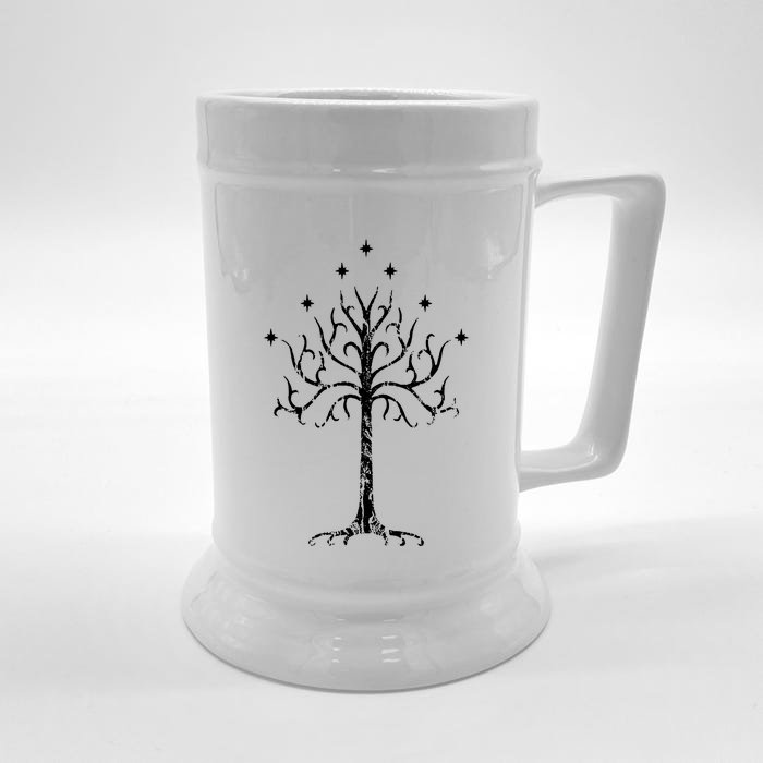 White Tree Of Gondor Tolkien Front & Back Beer Stein