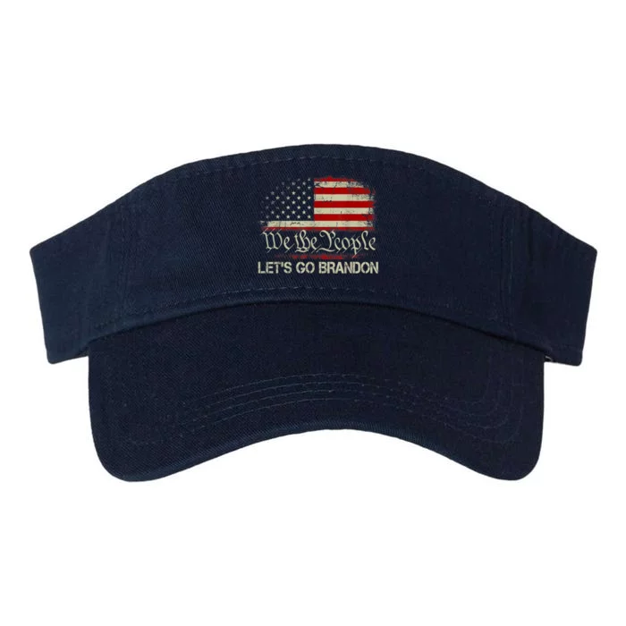 We The People Let's Go Brandon Valucap Bio-Washed Visor