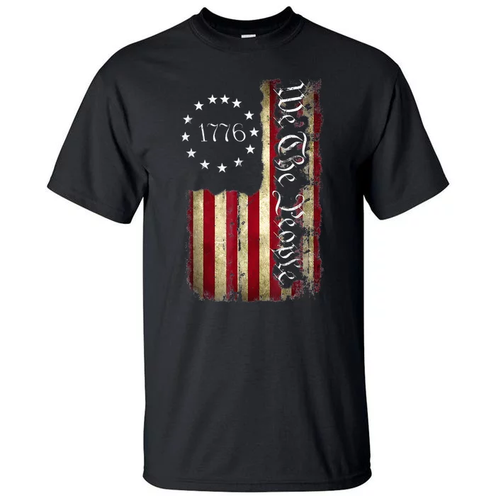 We The People American History 1776 Independence Day Vintage Tall T-Shirt