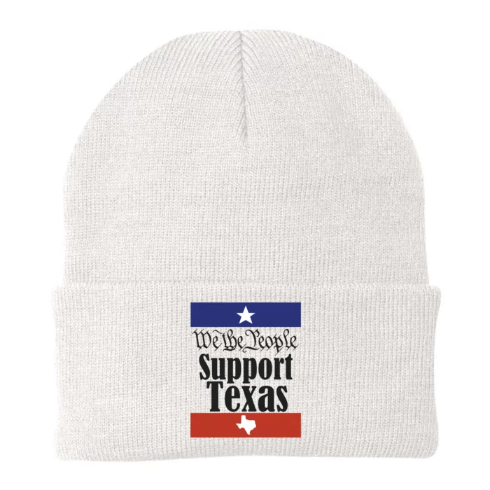 We The People Support Texas Knit Cap Winter Beanie