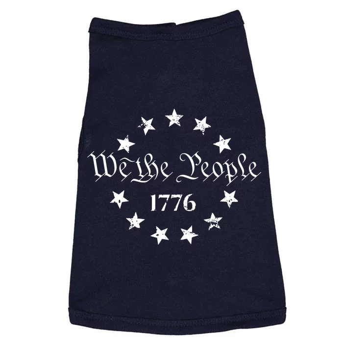 We The People Shirt 1776 Betsy Ross Flag Independence Day Doggie Tank