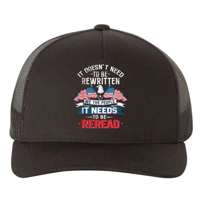 We The People Constitution Of The United States Yupoong Adult 5-Panel Trucker Hat