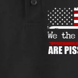 We The People Are Pissed Pro American Dry Zone Grid Performance Polo