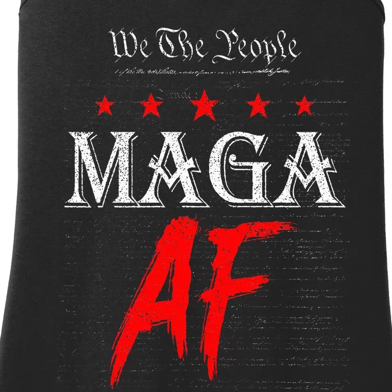 We The People Maga Af Us Flag We The People Maga Af Ladies Essential Tank